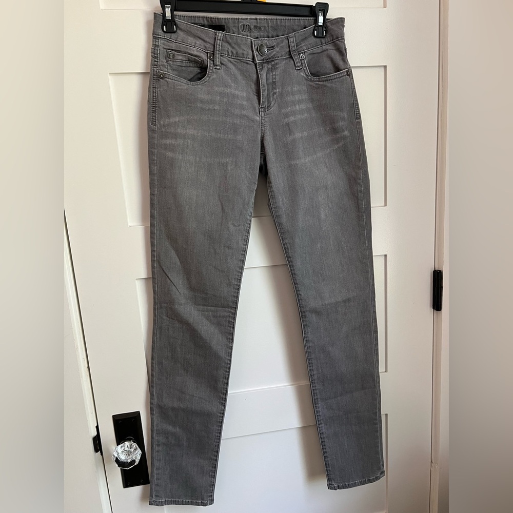 Kut from the Kloth Women's Grey Diana Skinny Jeans Size 2